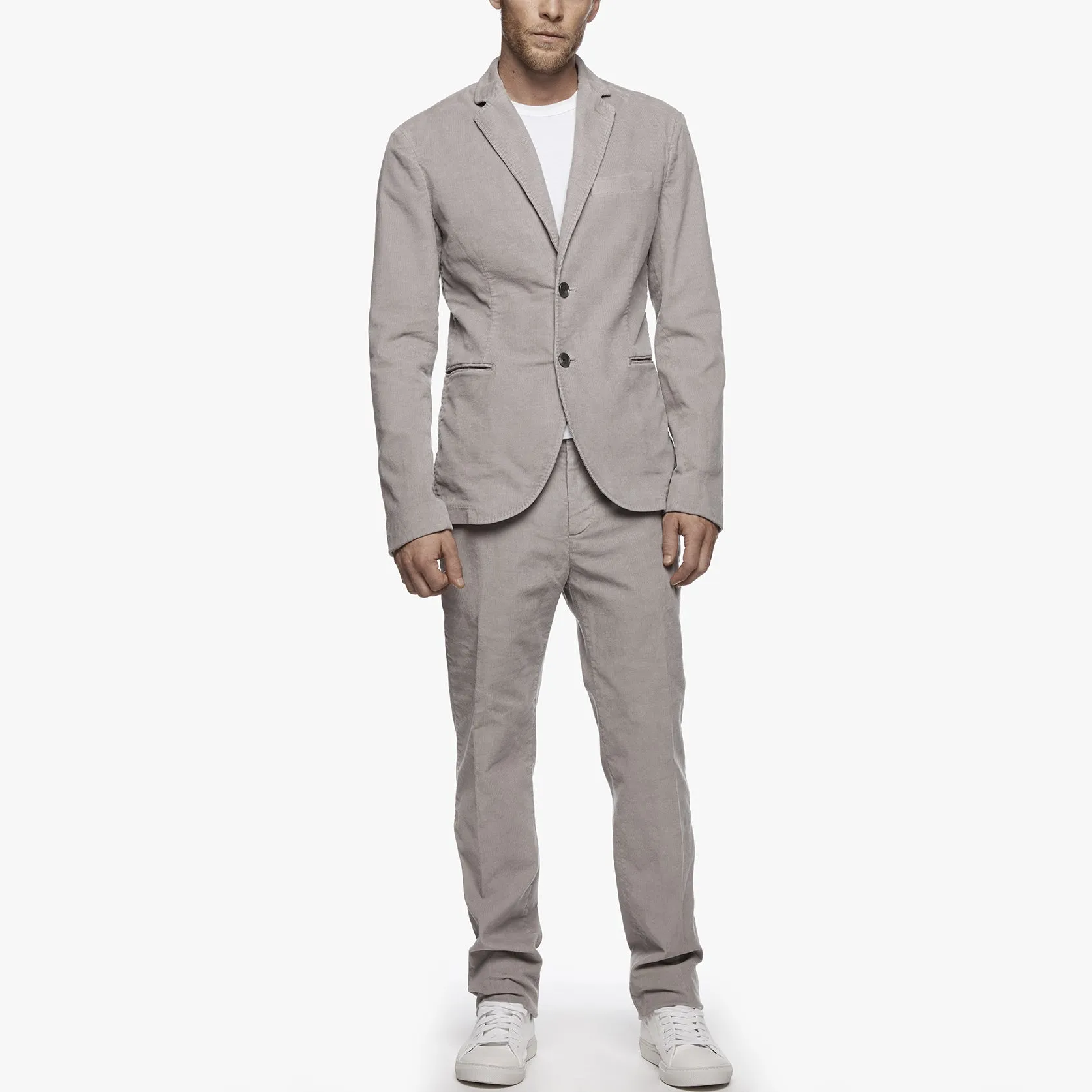 Heavy Stretch Cord Jacket - Dapple sold by James Perse product image thumbnail 2