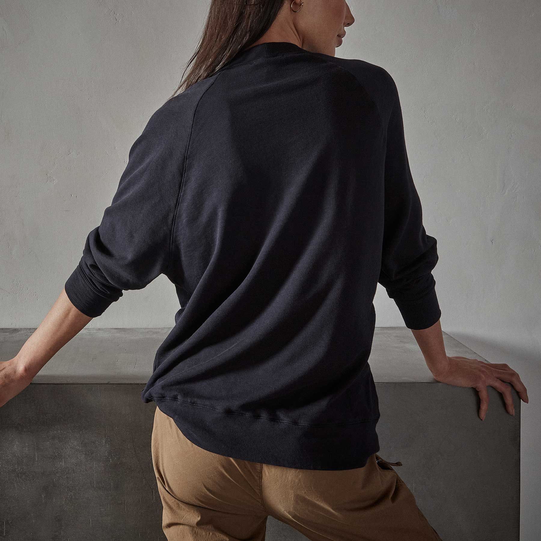 Vintage French Terry Mock Neck - French Navy sold by James Perse product image thumbnail 4