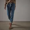 Lightweight Denim Contrast Pant - Blue Denim sold by James Perse