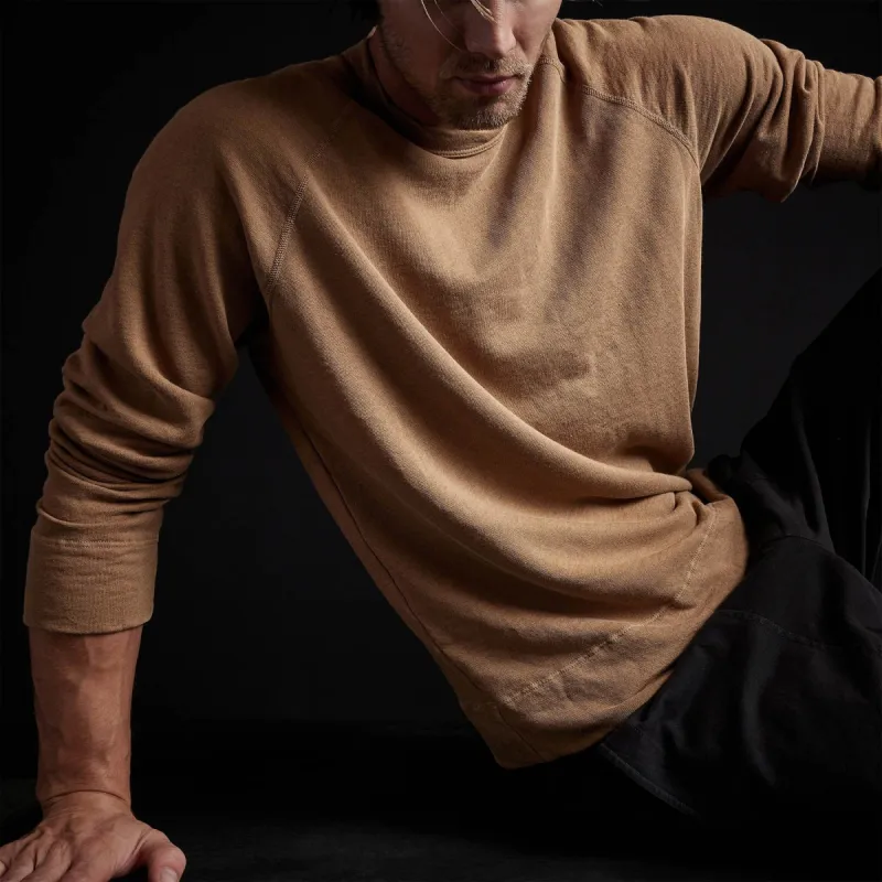 Vintage French Terry Sweatshirt - Copper Pigment sold by James Perse