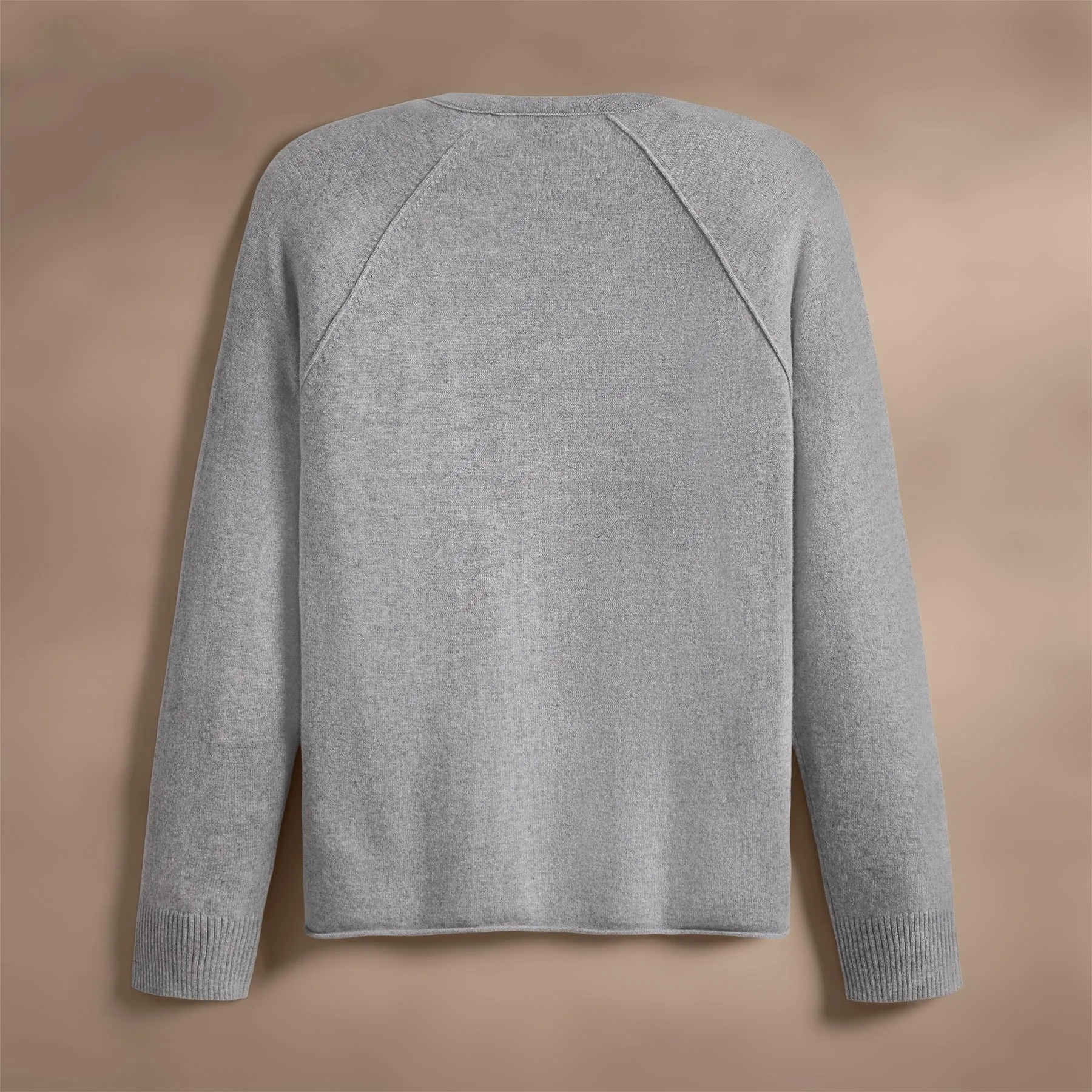 Recycled Cashmere Palm Crew - Heather Grey sold by James Perse product image thumbnail 2
