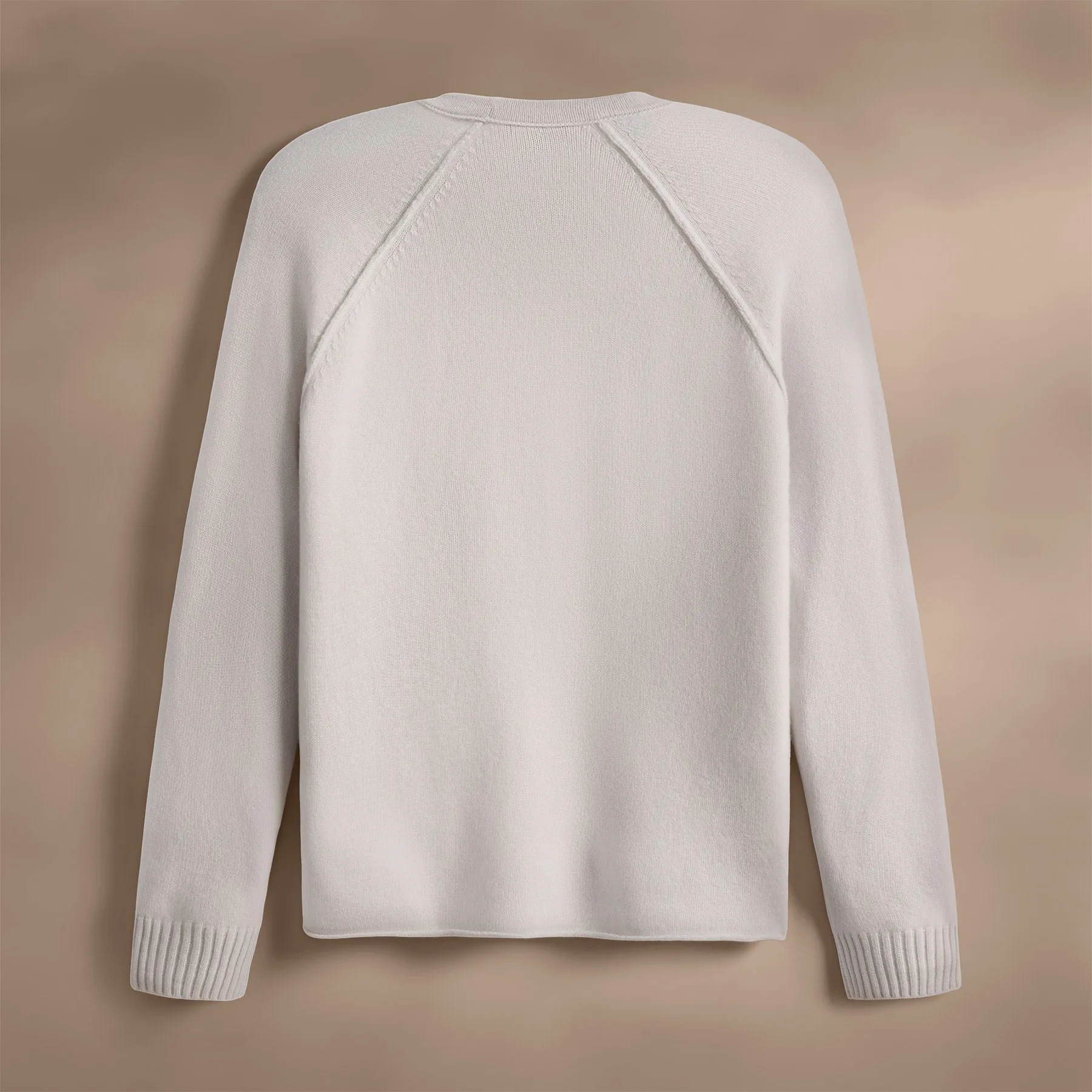 Recycled Cashmere Raglan Crew - Pearl sold by James Perse product image thumbnail 2