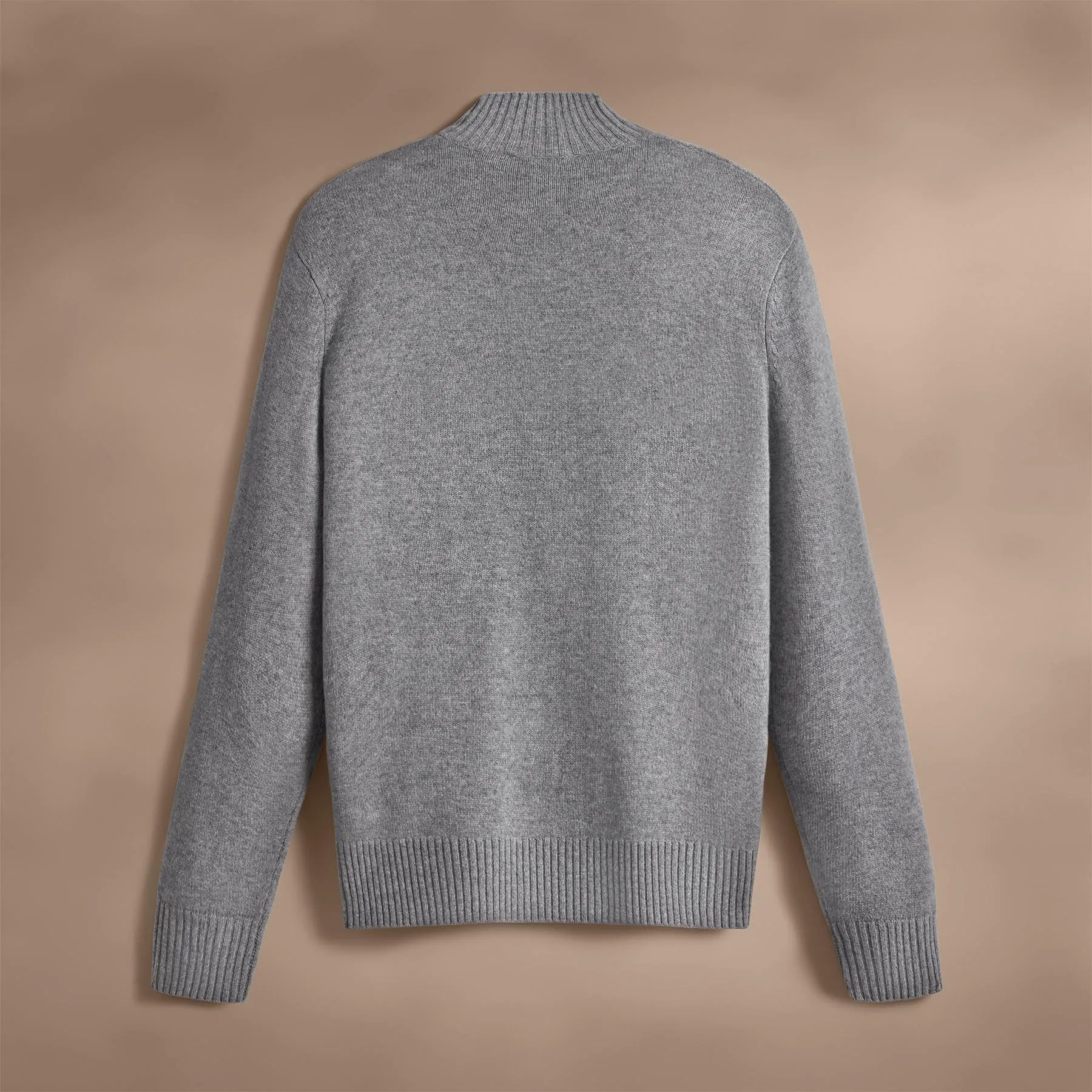 Recycled Cashmere Half Zip - Heather Grey sold by James Perse product image thumbnail 2