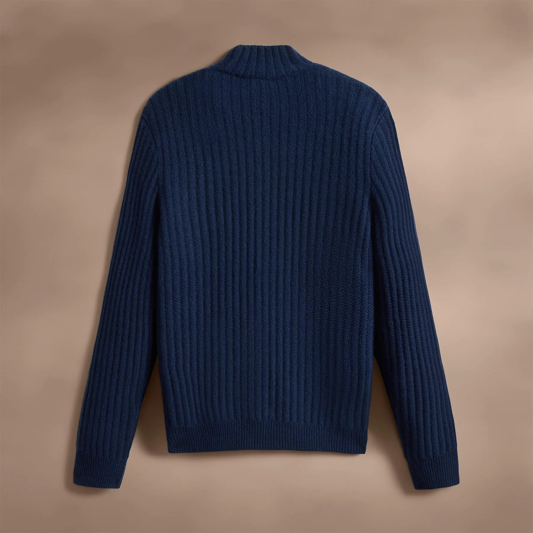 Recycled Cashmere Ribbed Zip Up - Royal Blue sold by James Perse product image thumbnail 2