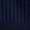 Recycled Cashmere Ribbed Zip Up - Royal Blue sold by James Perse