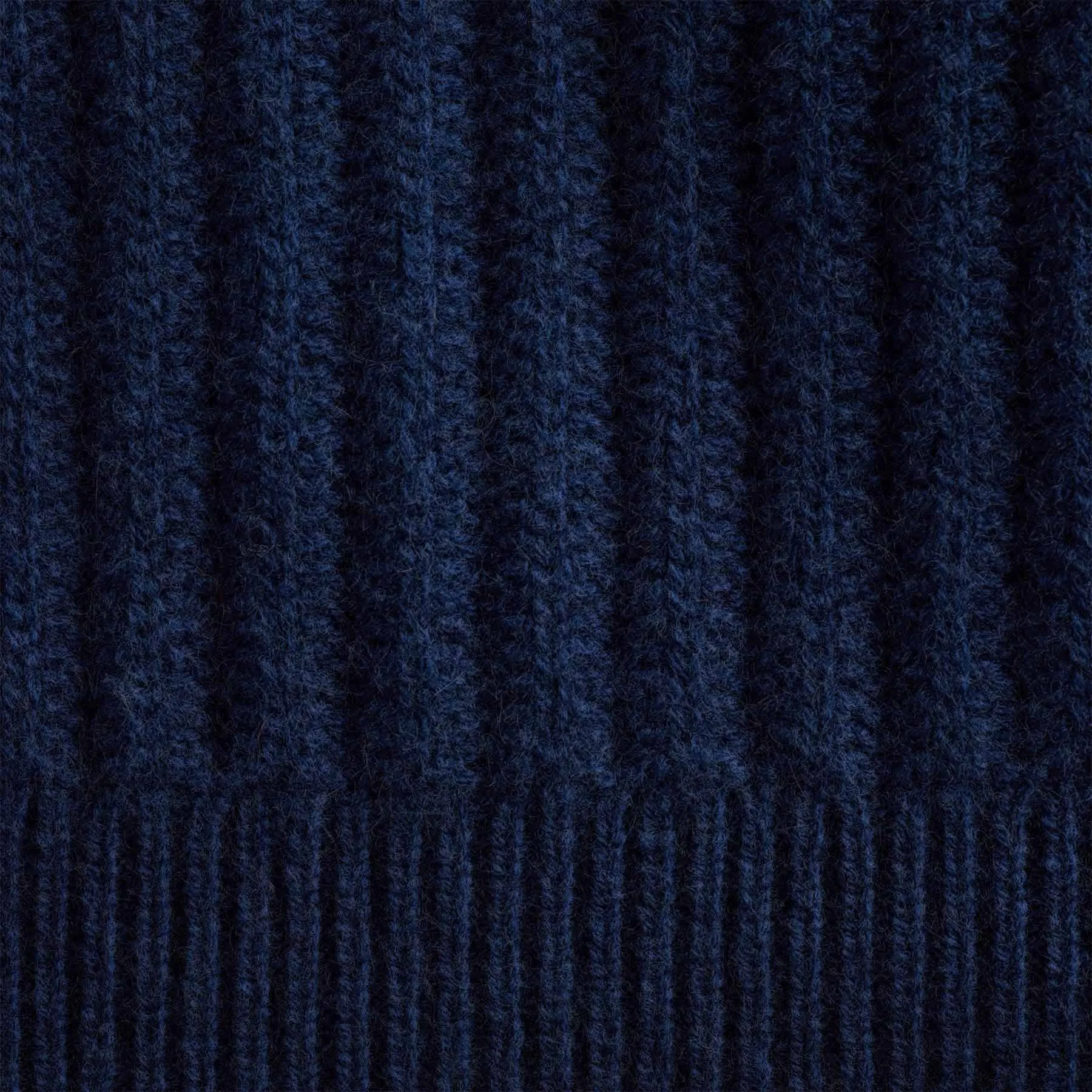Recycled Cashmere Ribbed Zip Up - Royal Blue sold by James Perse product image thumbnail 4
