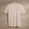 Sueded Jersey Polo - Faint Pigment sold by James Perse