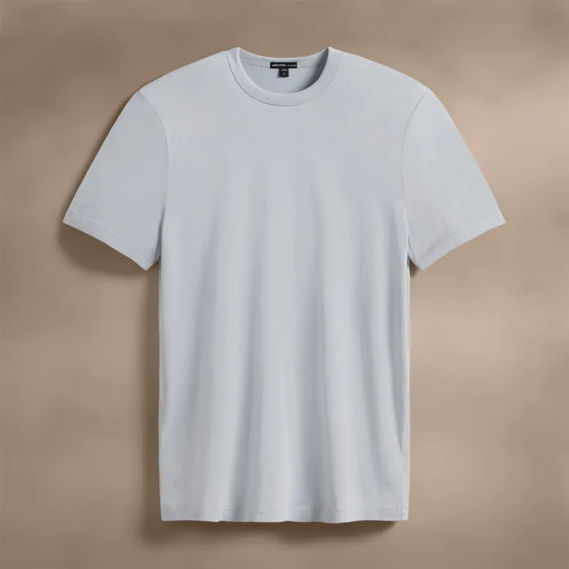 Brushed Lotus Crew - Grey Glacier sold by James Perse