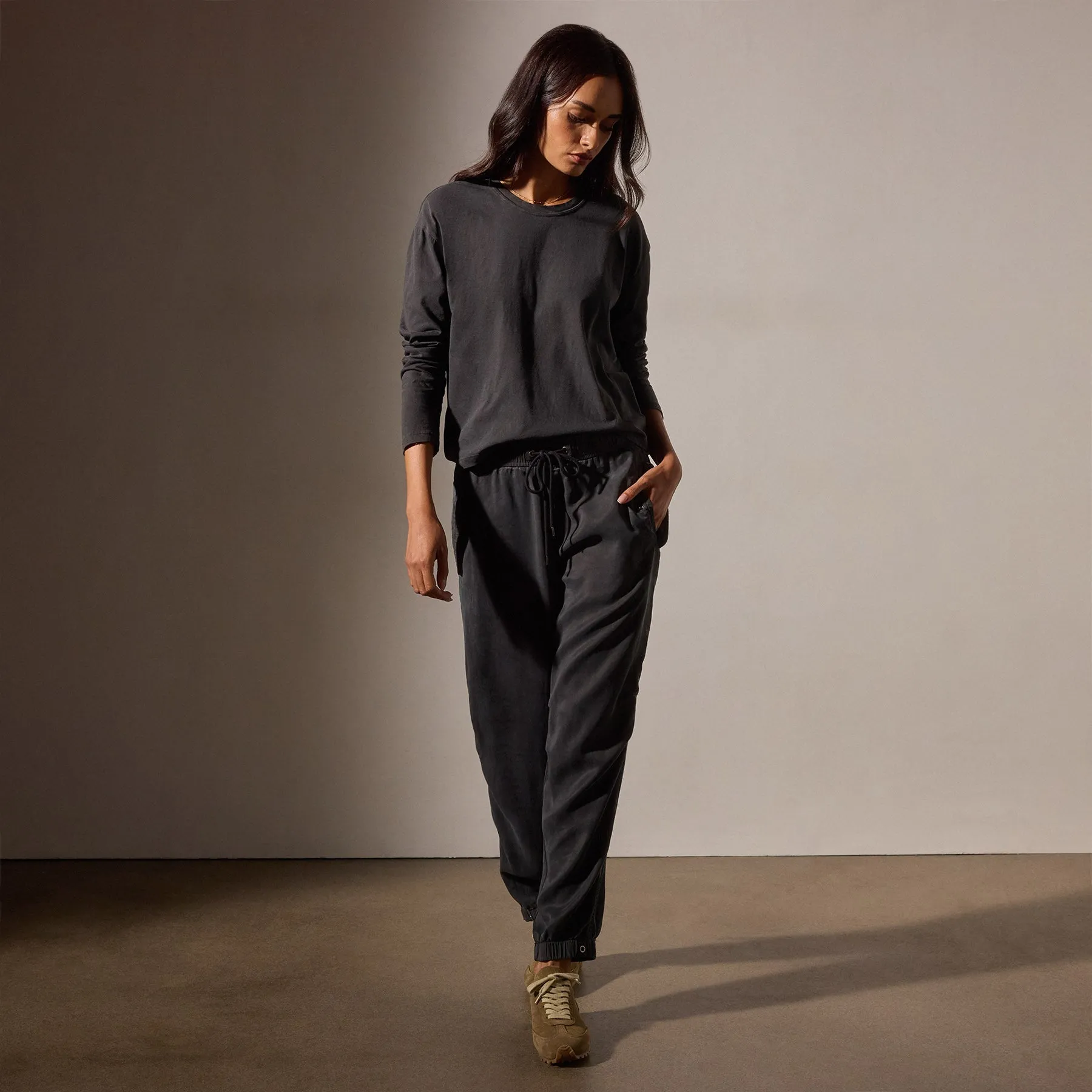 Sateen Flight Pant - Magma sold by James Perse product image thumbnail 3