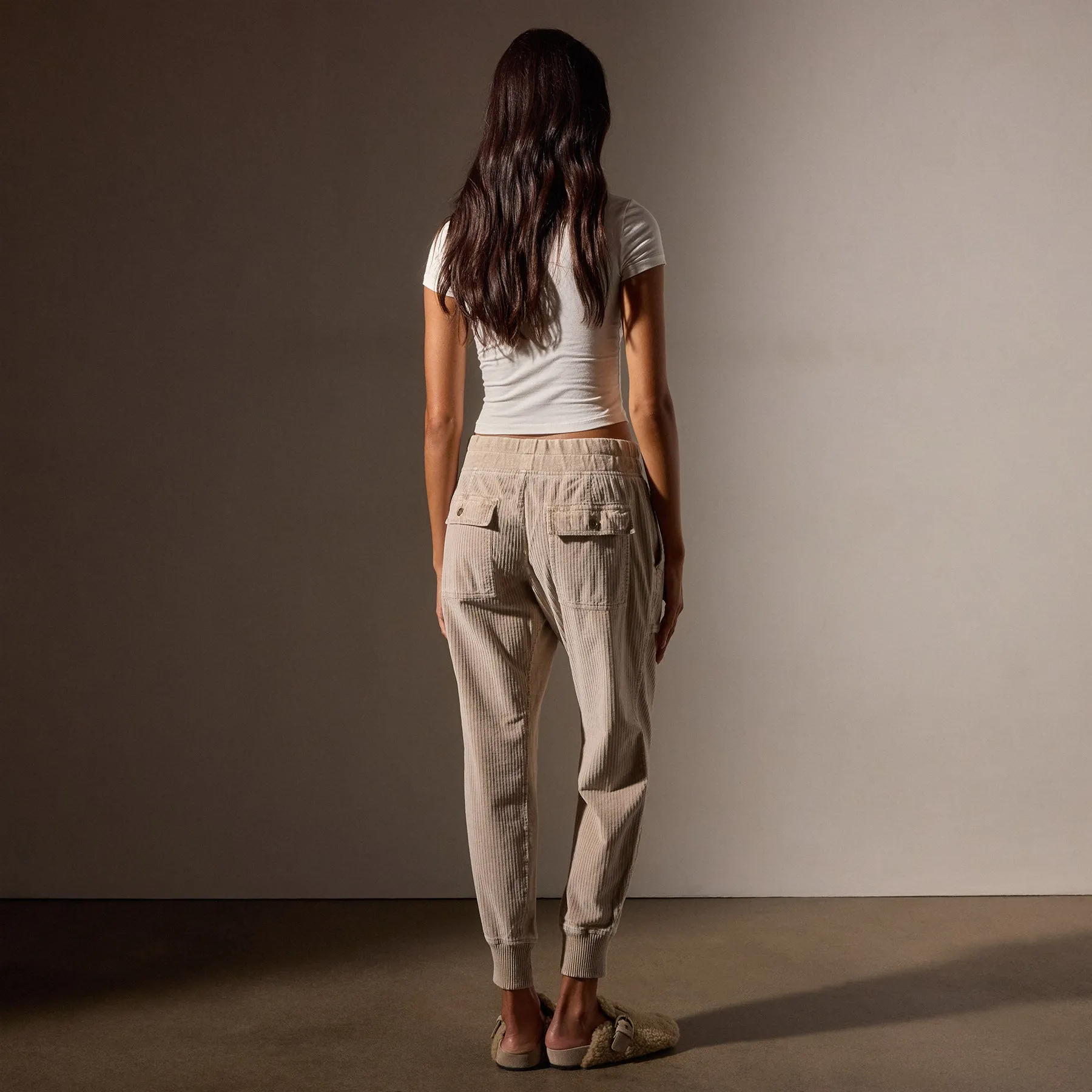 Corduroy Mixed Media Pant - Faint Pigment sold by James Perse product image thumbnail 4