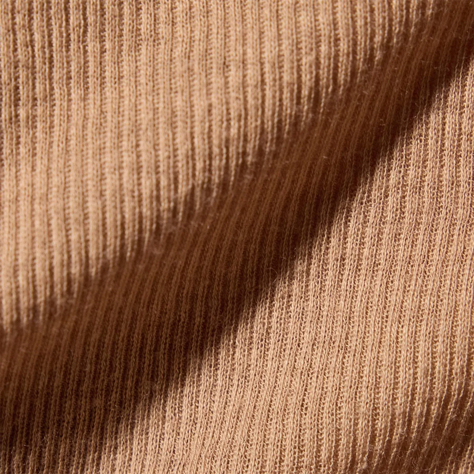 Cotton Cashmere Blend Ribbed Henley - Vicuna sold by James Perse product image thumbnail 5
