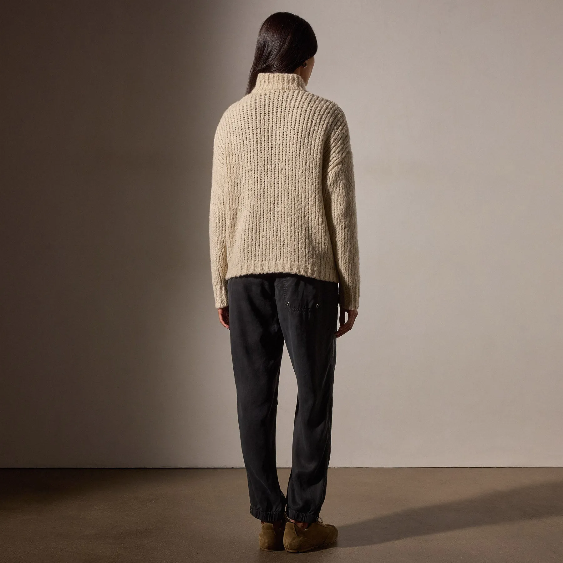 Cloud Knit Cardigan - Biscotti sold by James Perse product image thumbnail 4