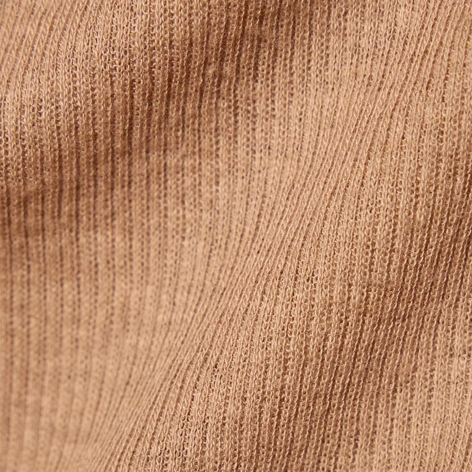 Cotton Cashmere Blend Ribbed Tank - Vicuna sold by James Perse product image thumbnail 5
