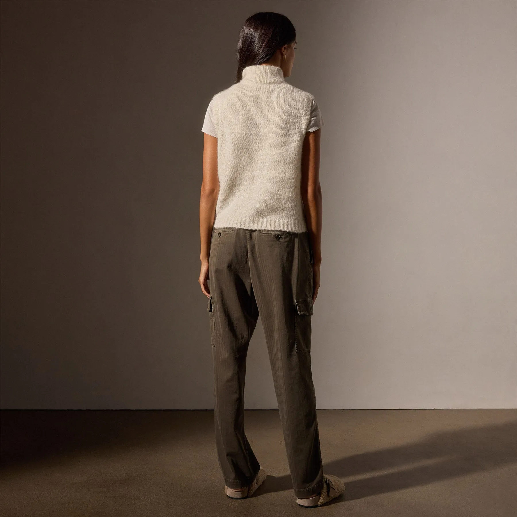 Cloud Knit Vest - Snow sold by James Perse product image thumbnail 4