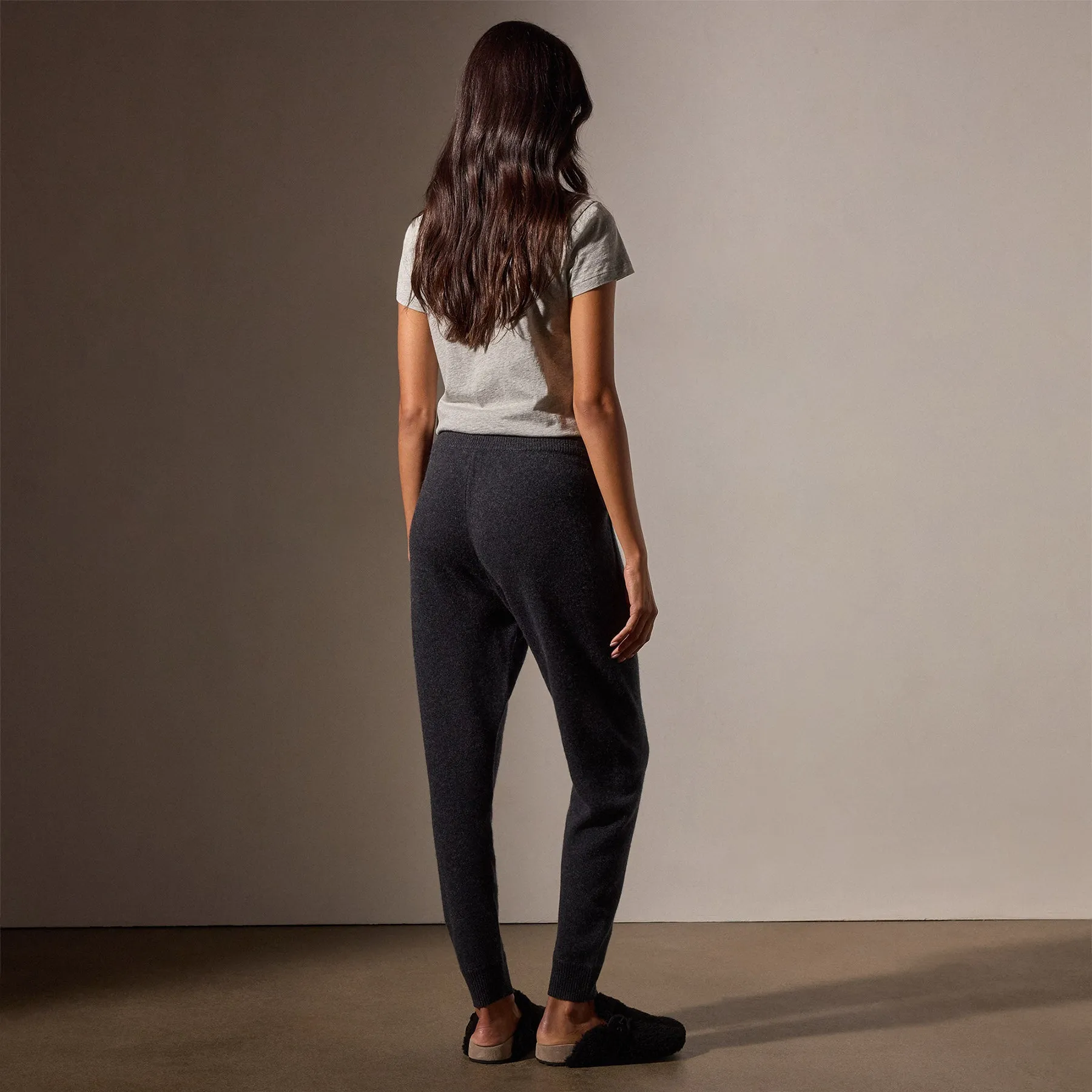 Cashmere Track Pant - Coal sold by James Perse product image thumbnail 4