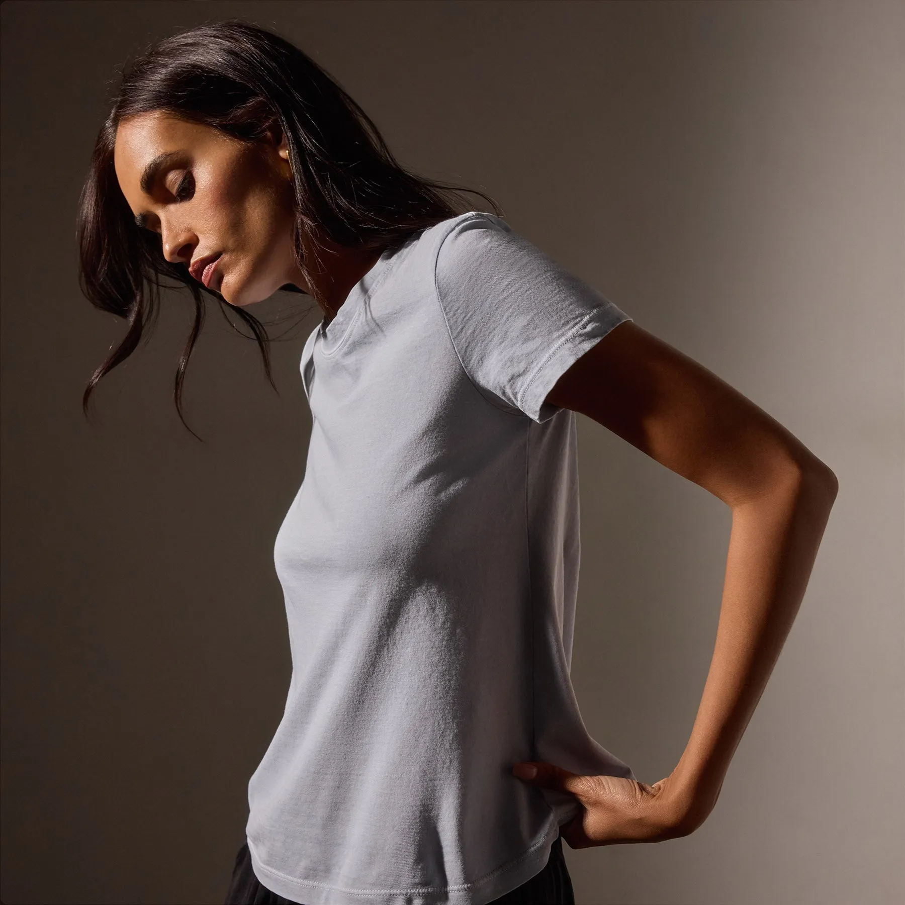 Vintage Little Boy Tee - Grey Glacier Pigment sold by James Perse