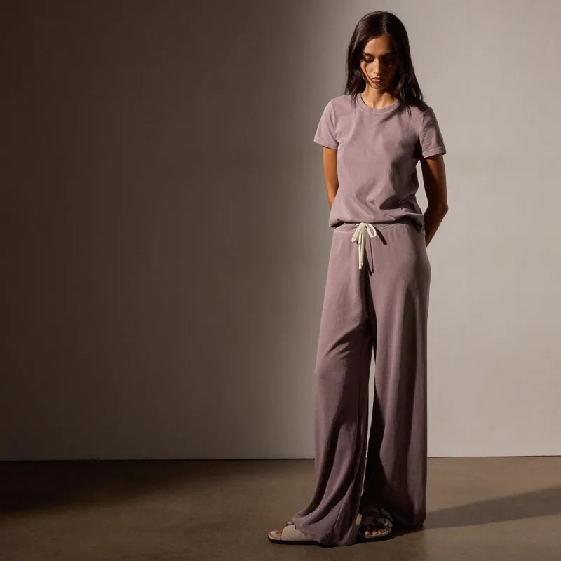 Wide Leg Sweatpant - Red Ash Pigment sold by James Perse