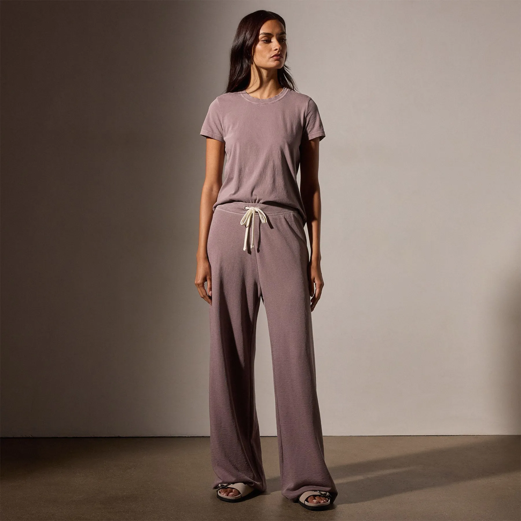 Wide Leg Sweatpant - Red Ash Pigment sold by James Perse product image thumbnail 3