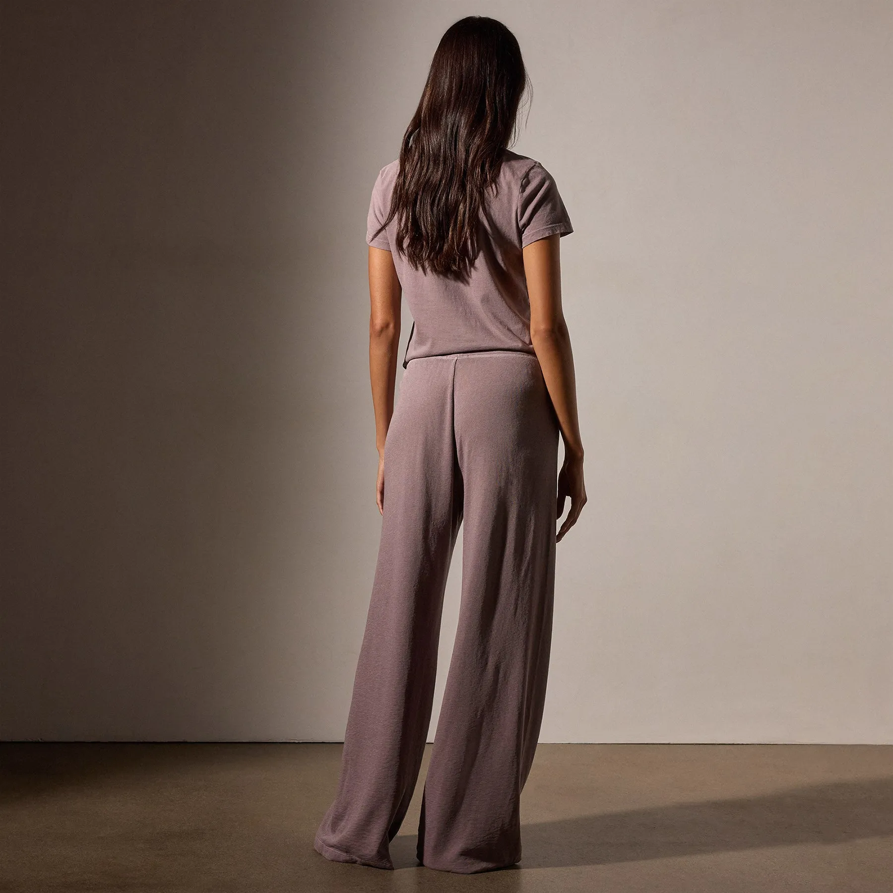 Wide Leg Sweatpant - Red Ash Pigment sold by James Perse product image thumbnail 4