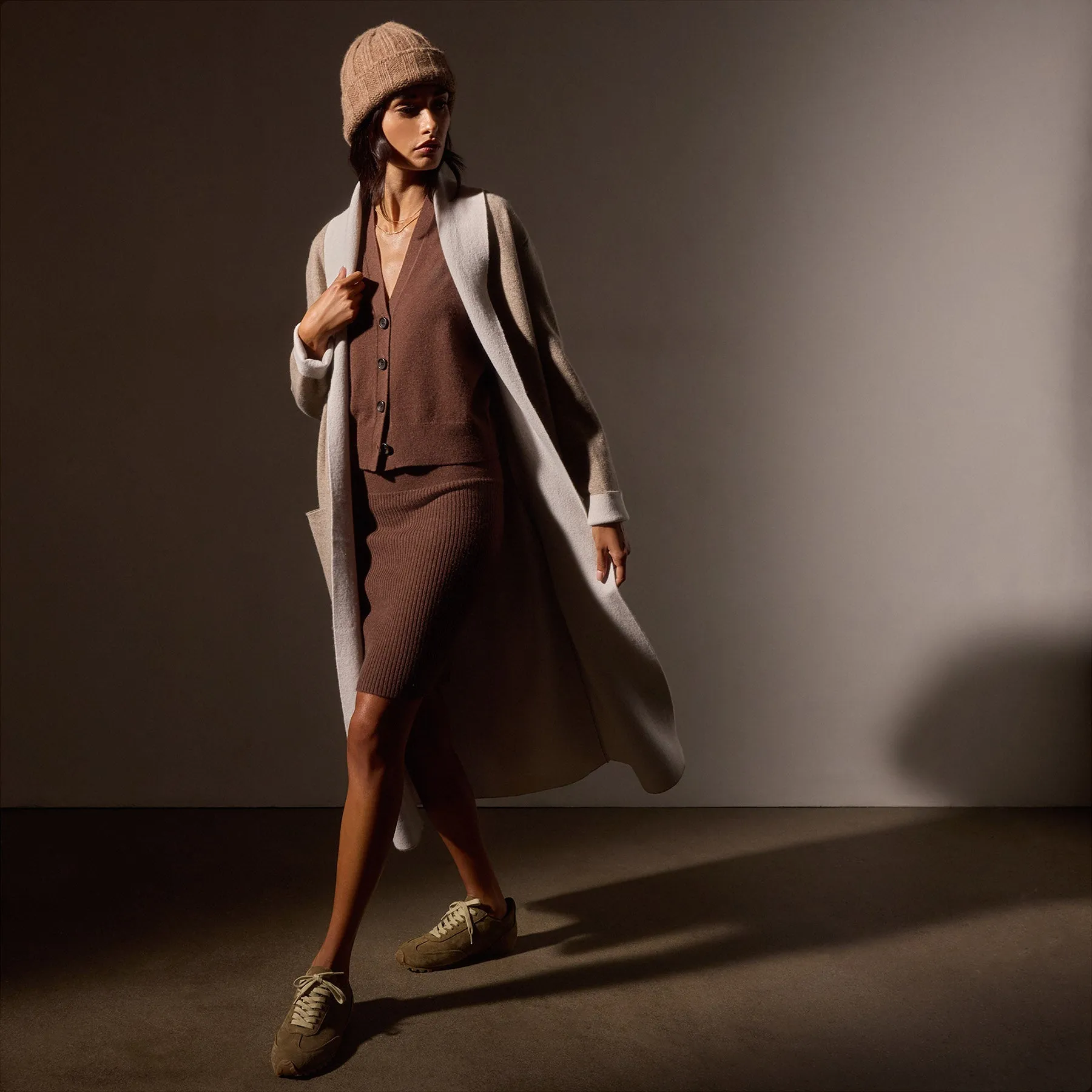 Cashmere Vest - Americano sold by James Perse product image thumbnail 2