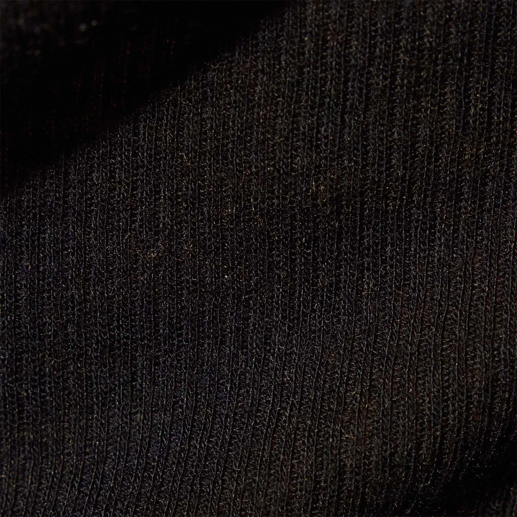 Cotton Cashmere Blend Ribbed Crew - Black sold by James Perse product image thumbnail 5