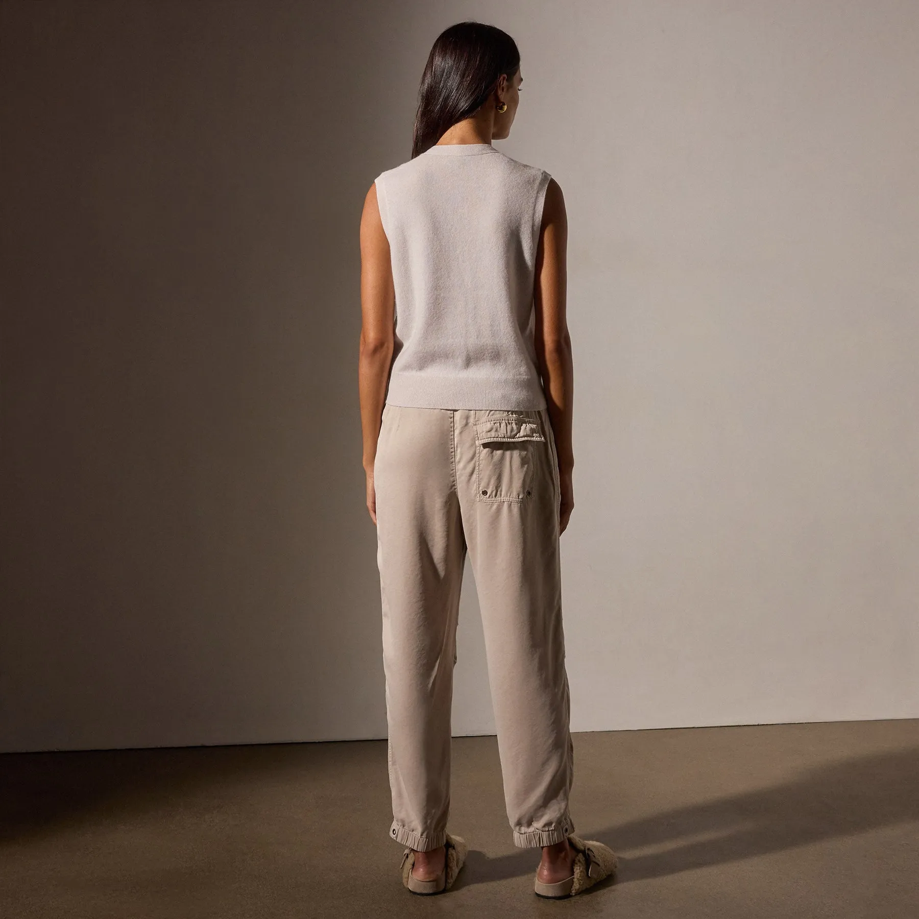 Cashmere Vest - Pearl sold by James Perse product image thumbnail 4