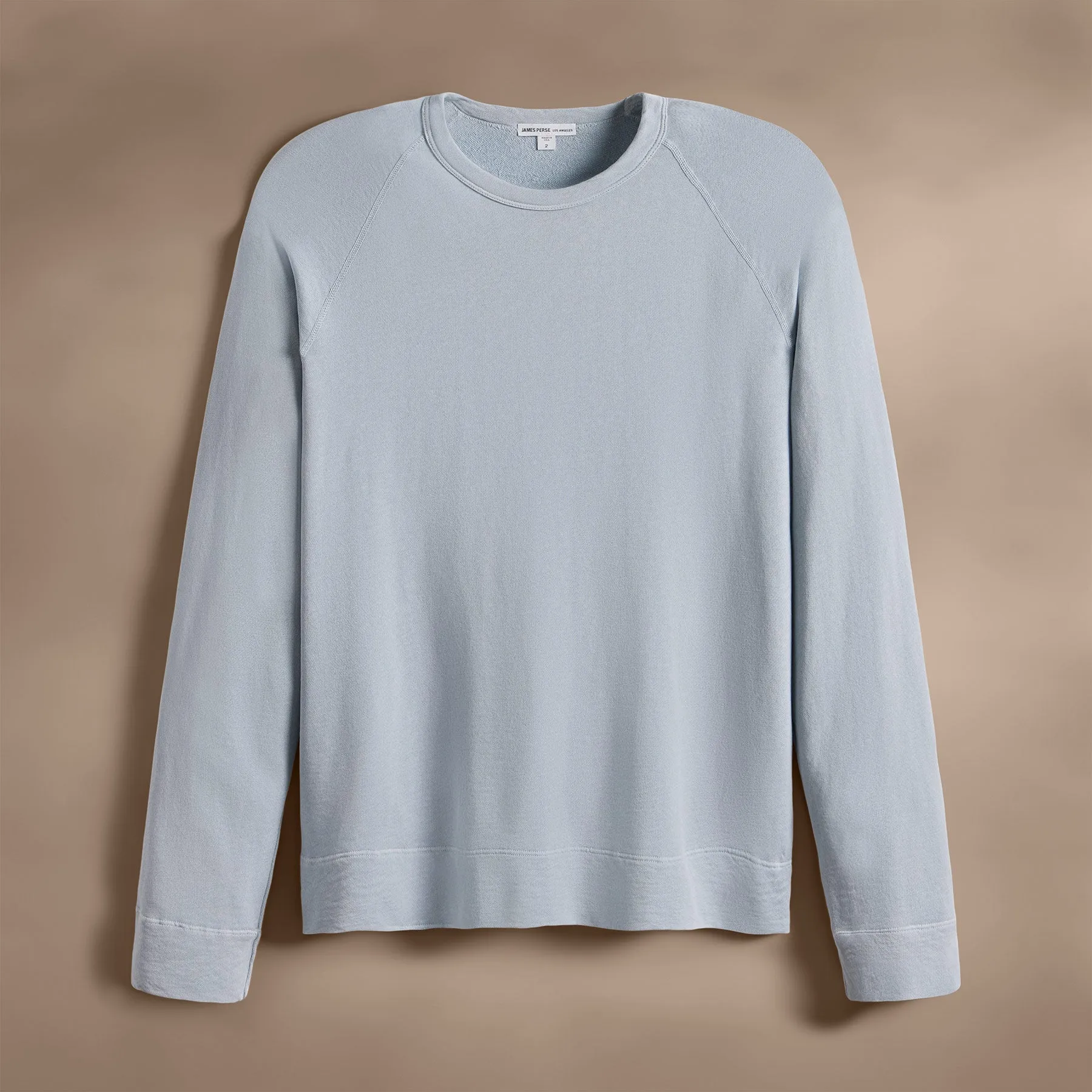Vintage French Terry Sweatshirt - Grey Glacier Pigment sold by James Perse