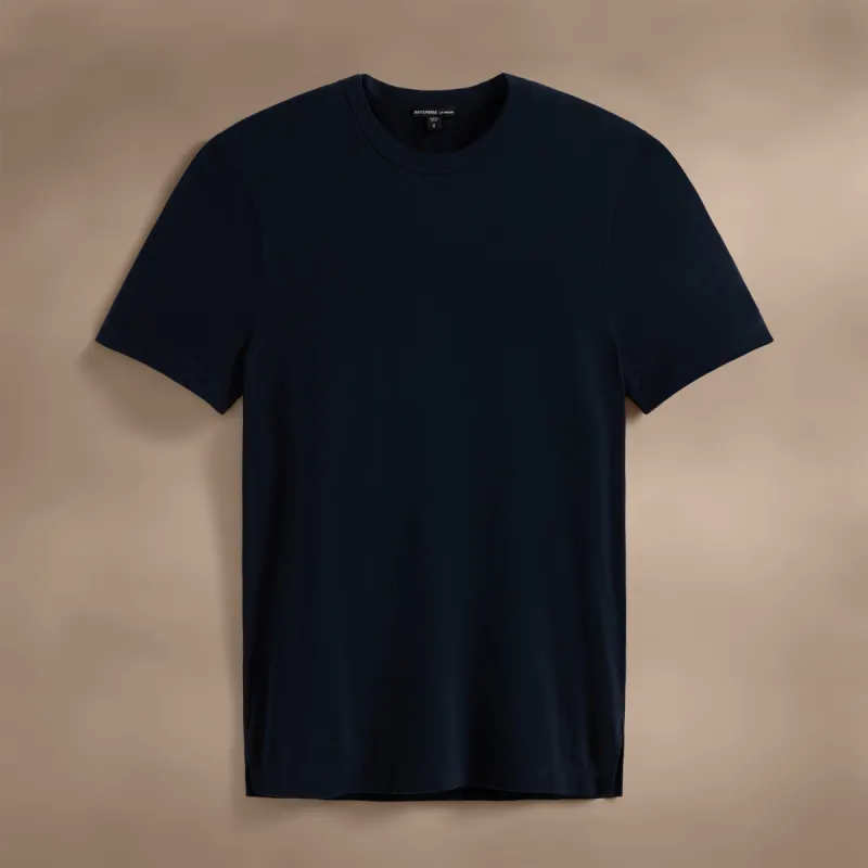 Heavy Luxe Jersey Crew - Blue Noir sold by James Perse