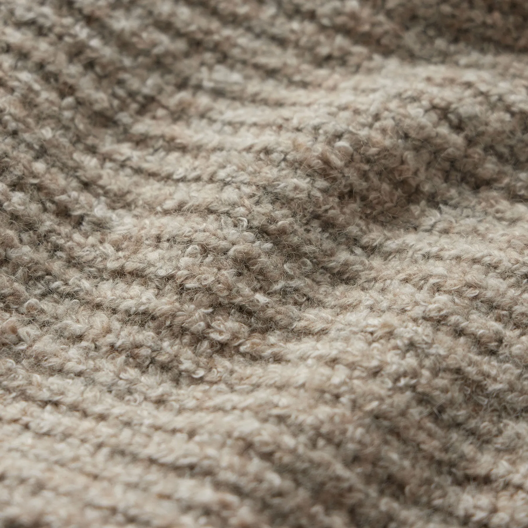 Cotton Wool Blend Chunky Raglan - Stone sold by James Perse product image thumbnail 5