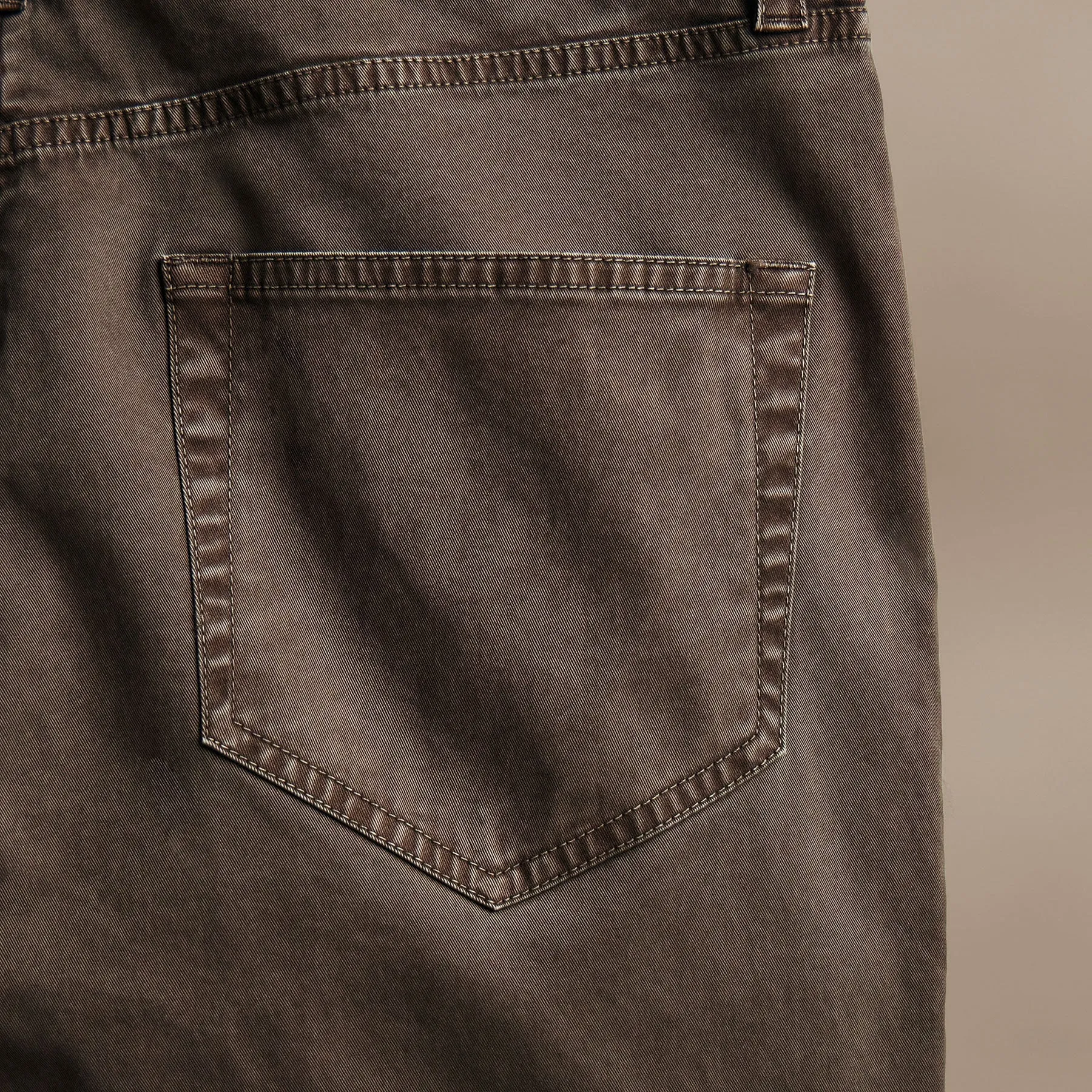 Brushed Twill 5 Pocket Pant - Loam Pigment sold by James Perse product image thumbnail 3