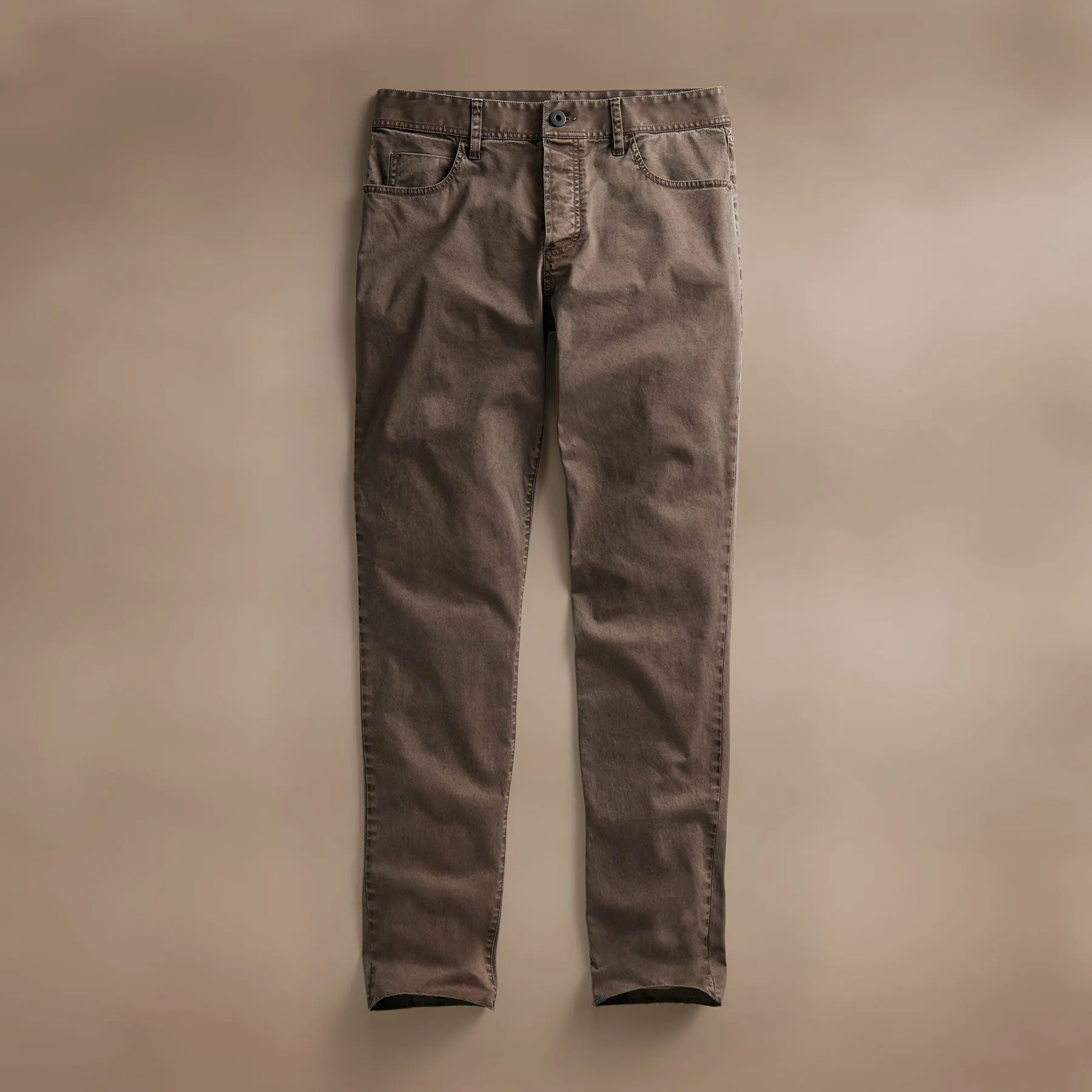 Brushed Twill 5 Pocket Pant - Loam Pigment sold by James Perse