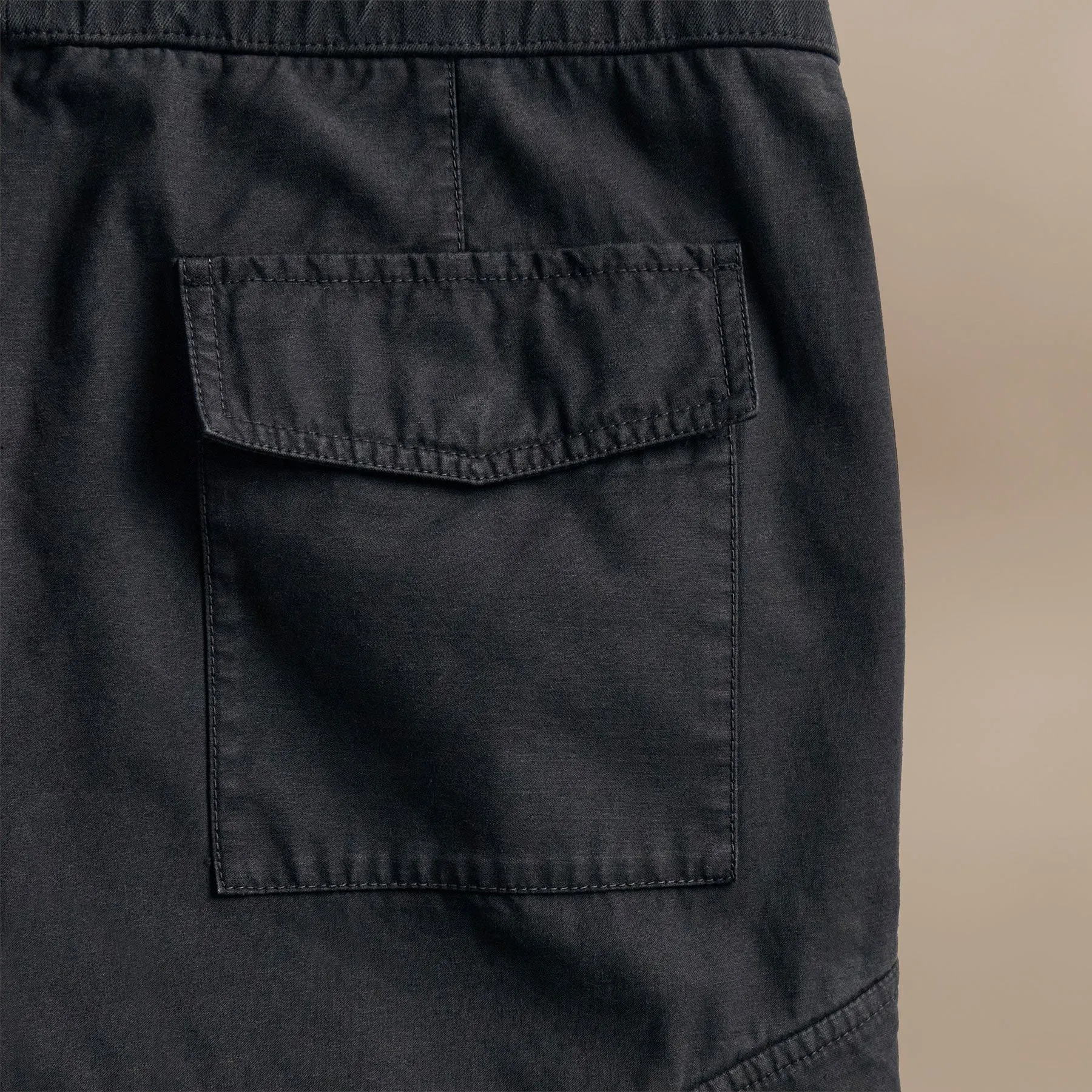 Reverse Twill Utility Pant - Black sold by James Perse product image thumbnail 2