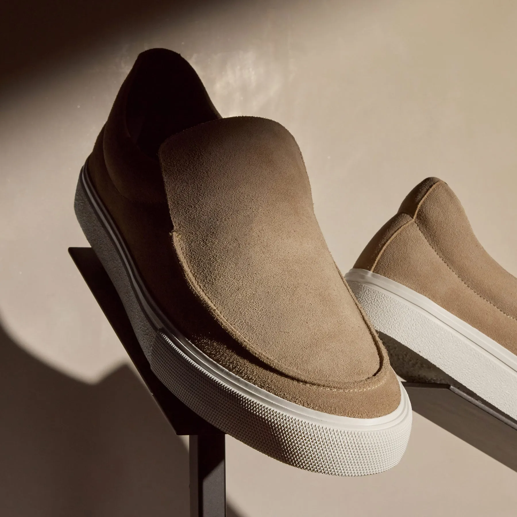 Men's Coastal Suede Slip On - Linen sold by James Perse product image thumbnail 2