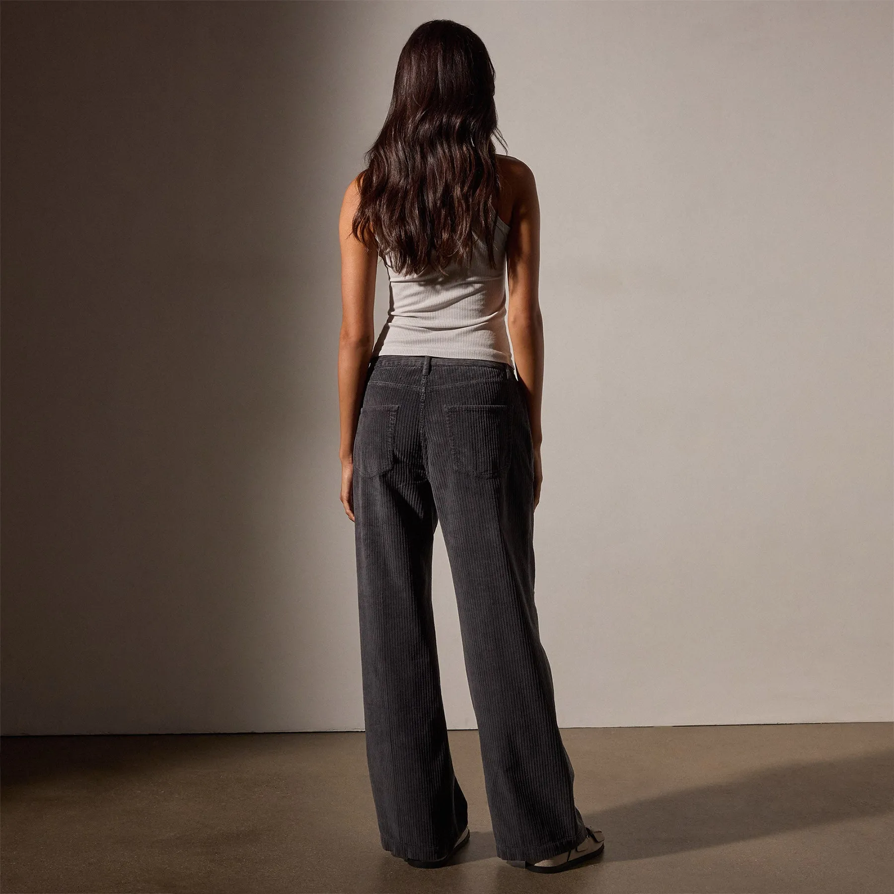 Corduroy Straight Leg Pant - Magma Pigment sold by James Perse product image thumbnail 4