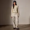 Cashmere Boucle Mock Neck - Ivory sold by James Perse