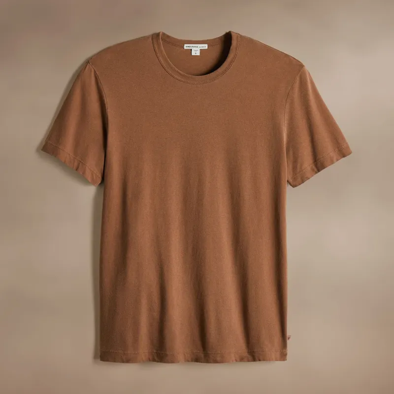 Short Sleeve Crew Neck - Savanna Pigment sold by James Perse