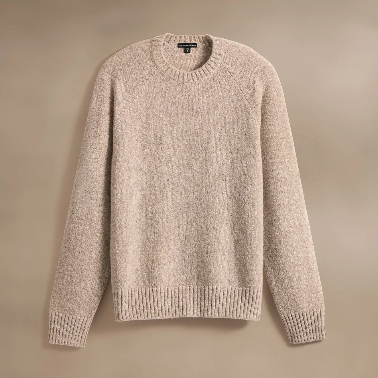 Lightweight Textured Cashmere Crew - Hazel sold by James Perse