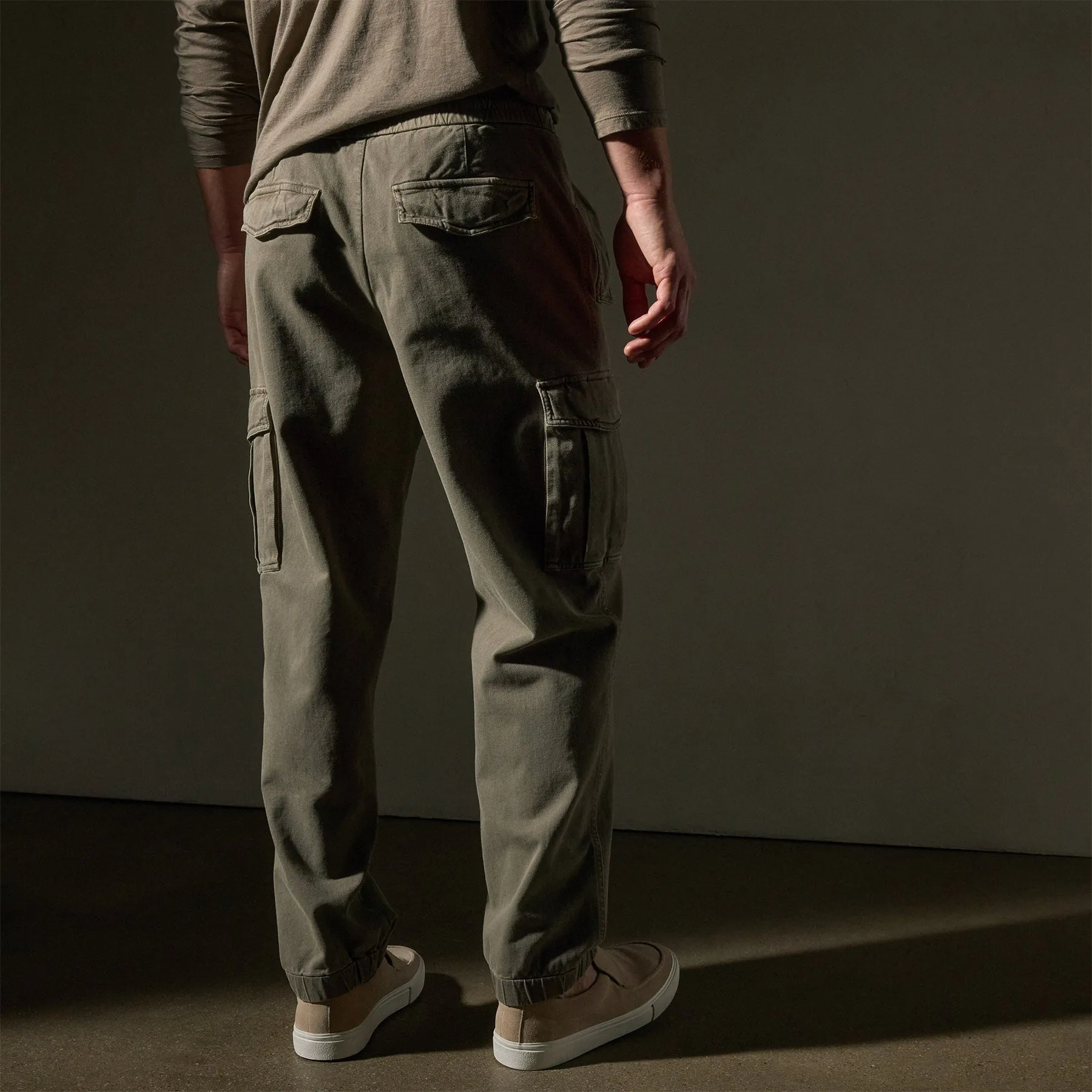 Woven Terry Cargo Pant - Peet Pigment sold by James Perse product image thumbnail 4