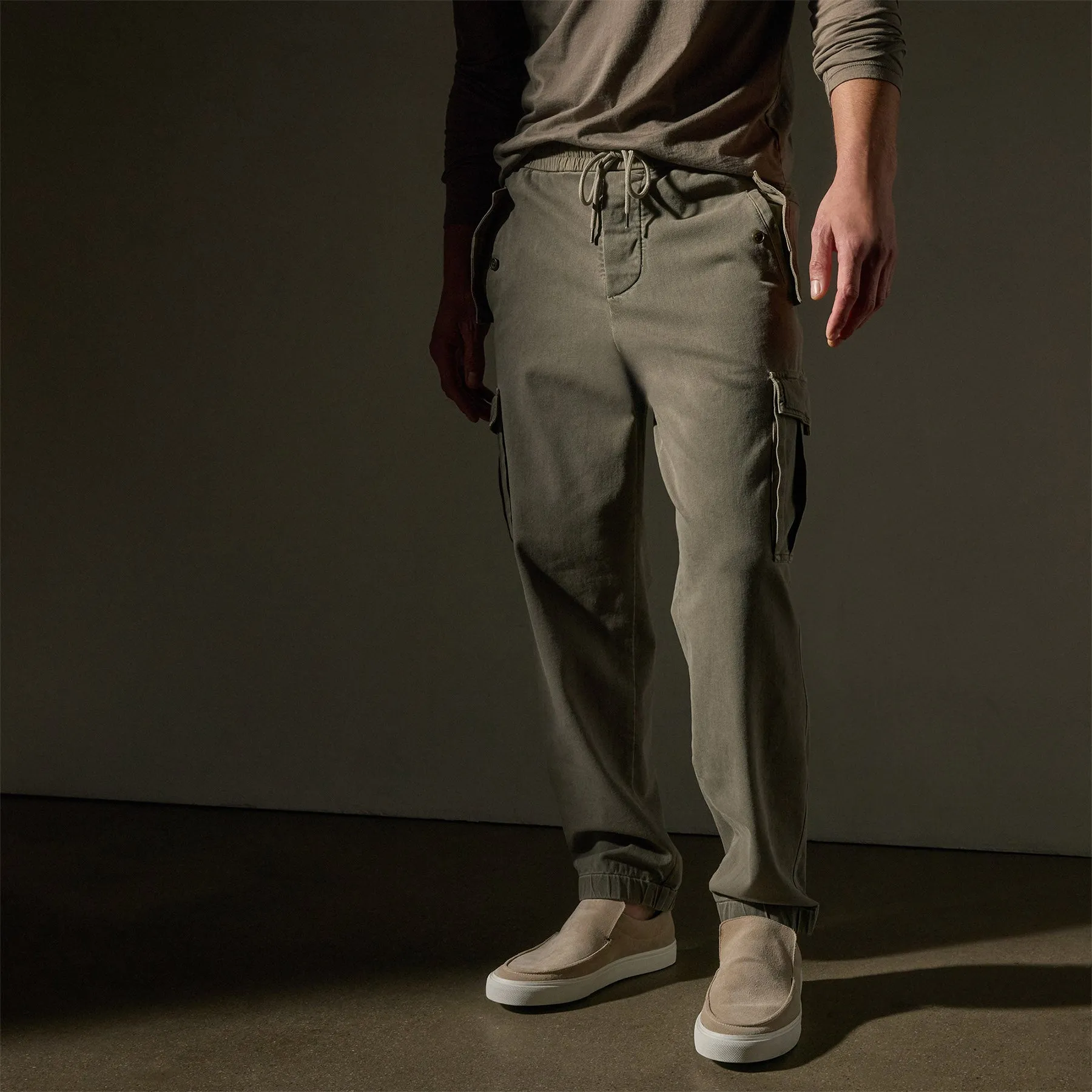 Woven Terry Cargo Pant - Peet Pigment sold by James Perse product image thumbnail 2