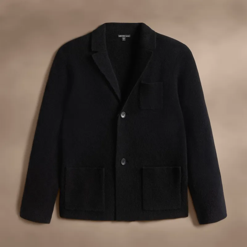 Sweater Knit Blazer - Black sold by James Perse