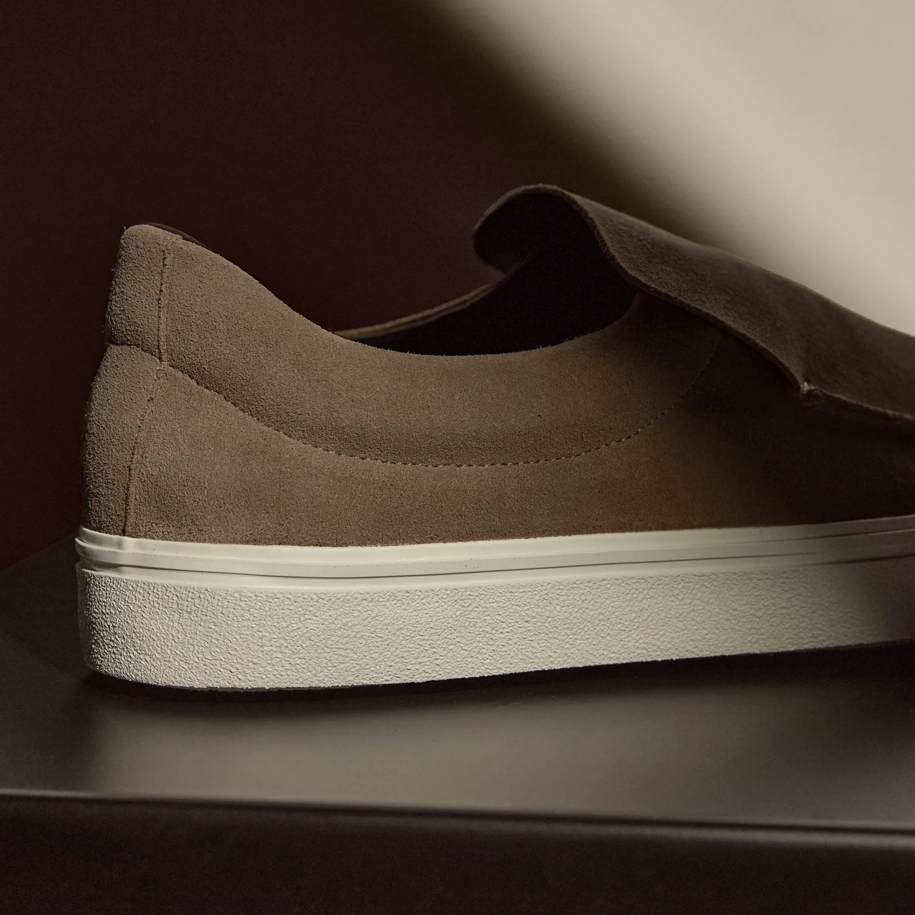 Men's Coastal Suede Slip On - Cement sold by James Perse product image thumbnail 3