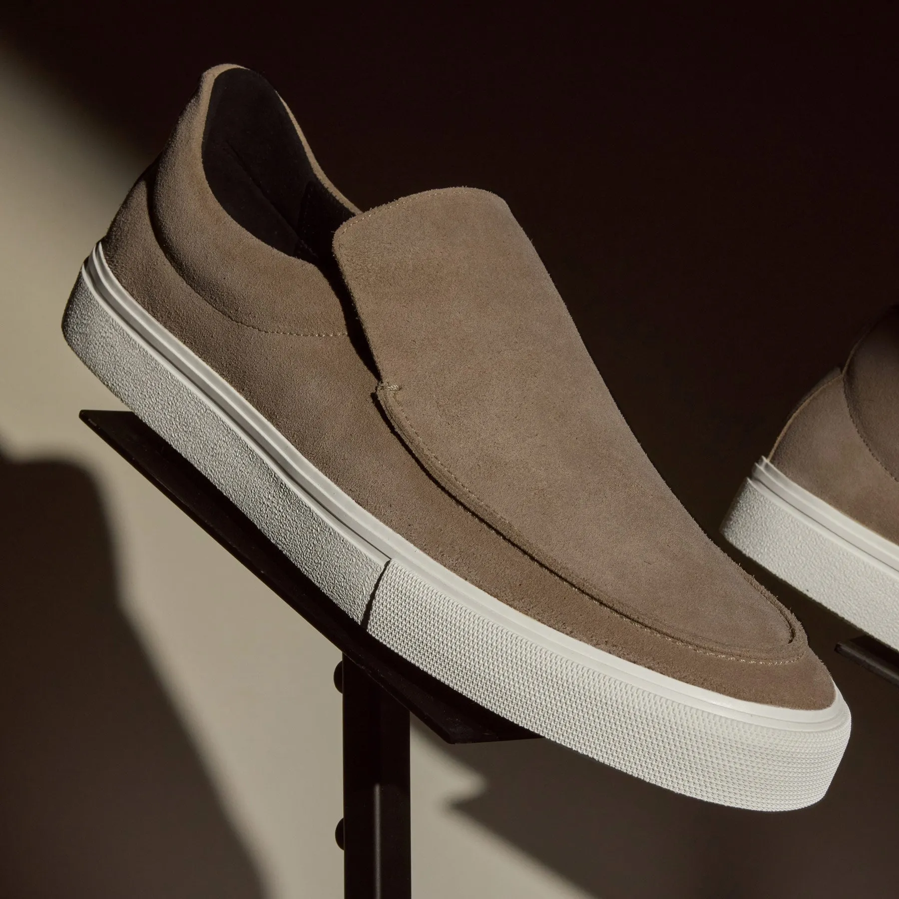 Men's Coastal Suede Slip On - Cement sold by James Perse product image thumbnail 2