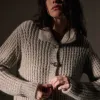 Cashmere Chunky Waffle Cardigan - Hazel sold by James Perse