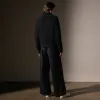 Cashmere Chunky Waffle Cardigan - True Black sold by James Perse