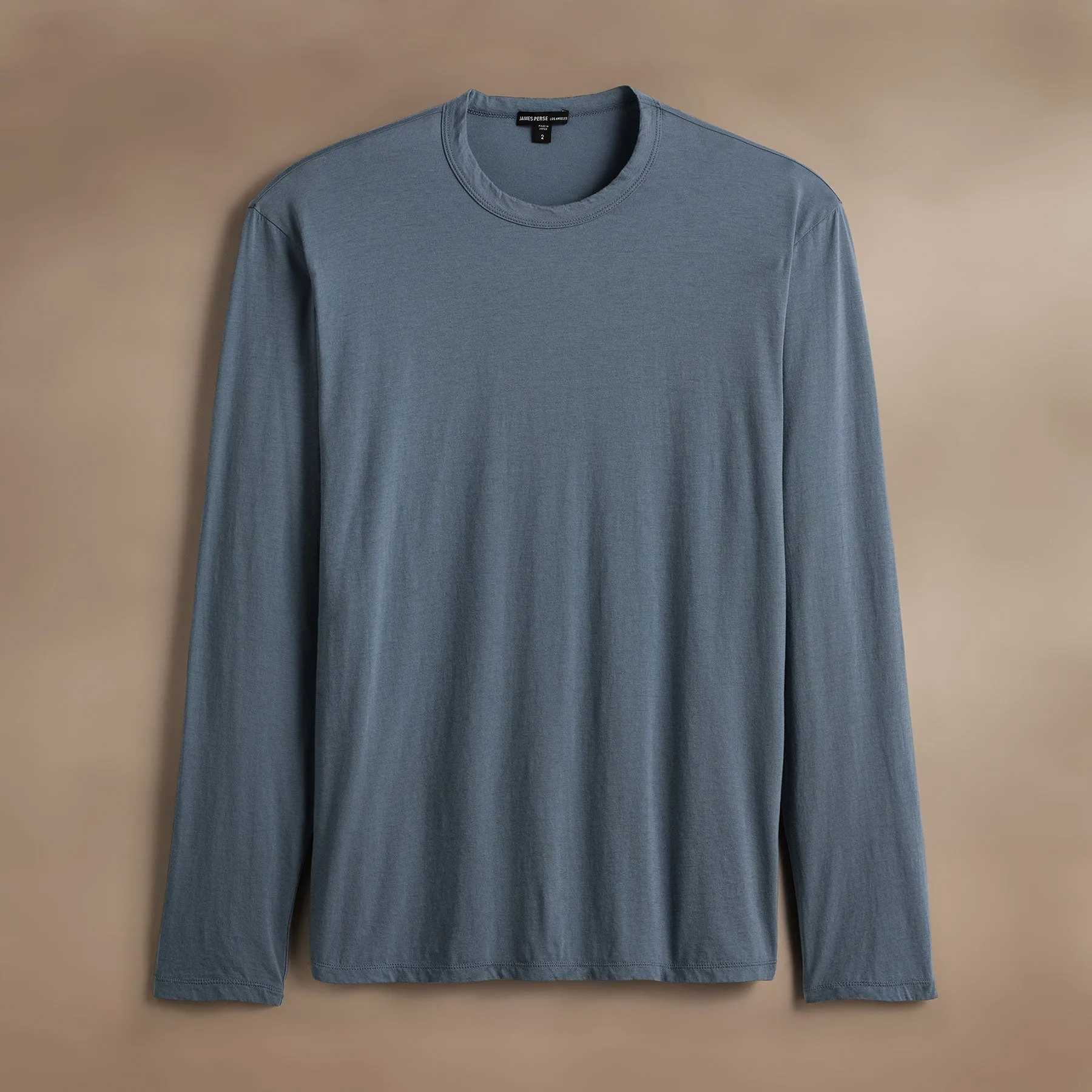 Luxe Lotus Jersey Crew - Cascade sold by James Perse