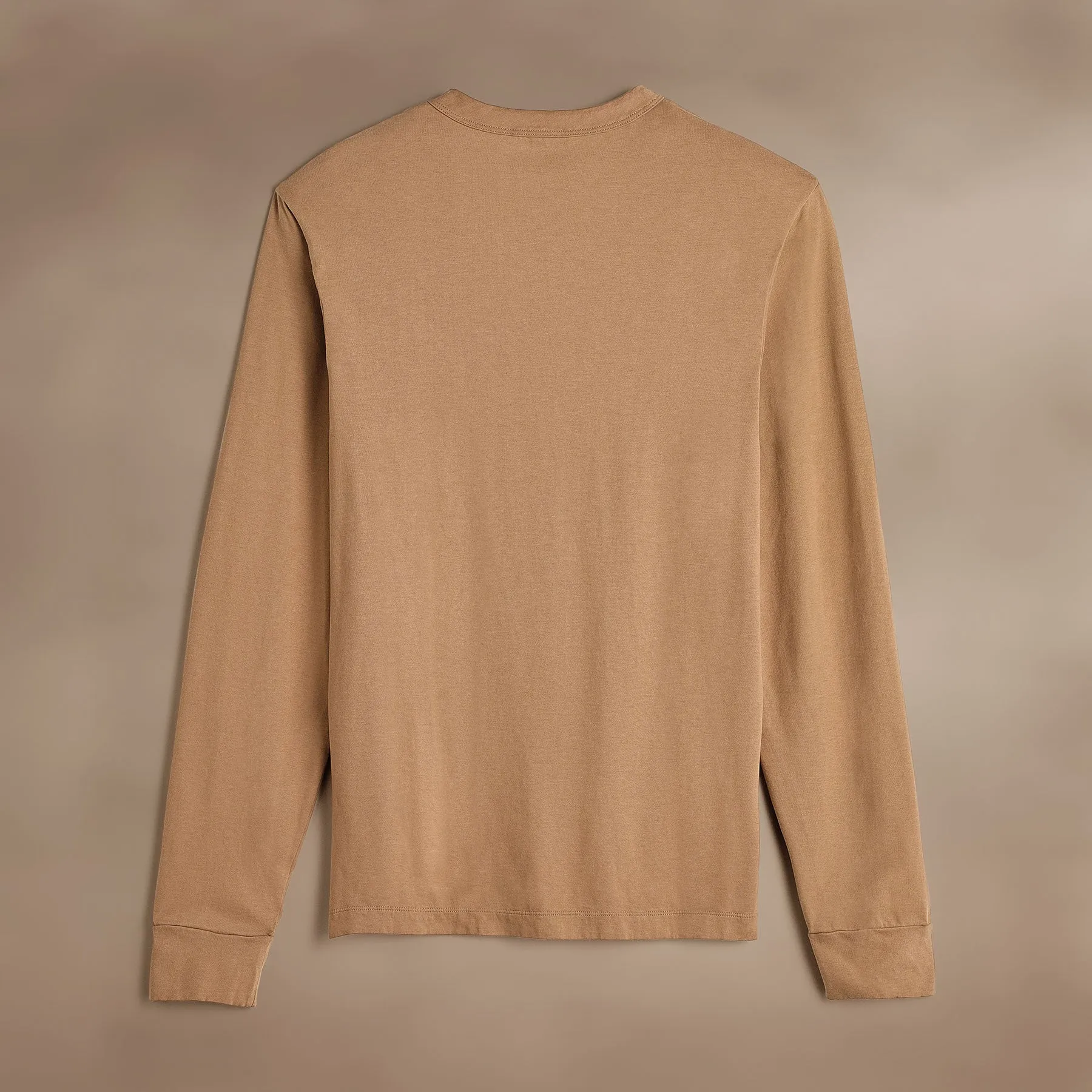Heavy Luxe Jersey Long Sleeve - Camel sold by James Perse product image thumbnail 4