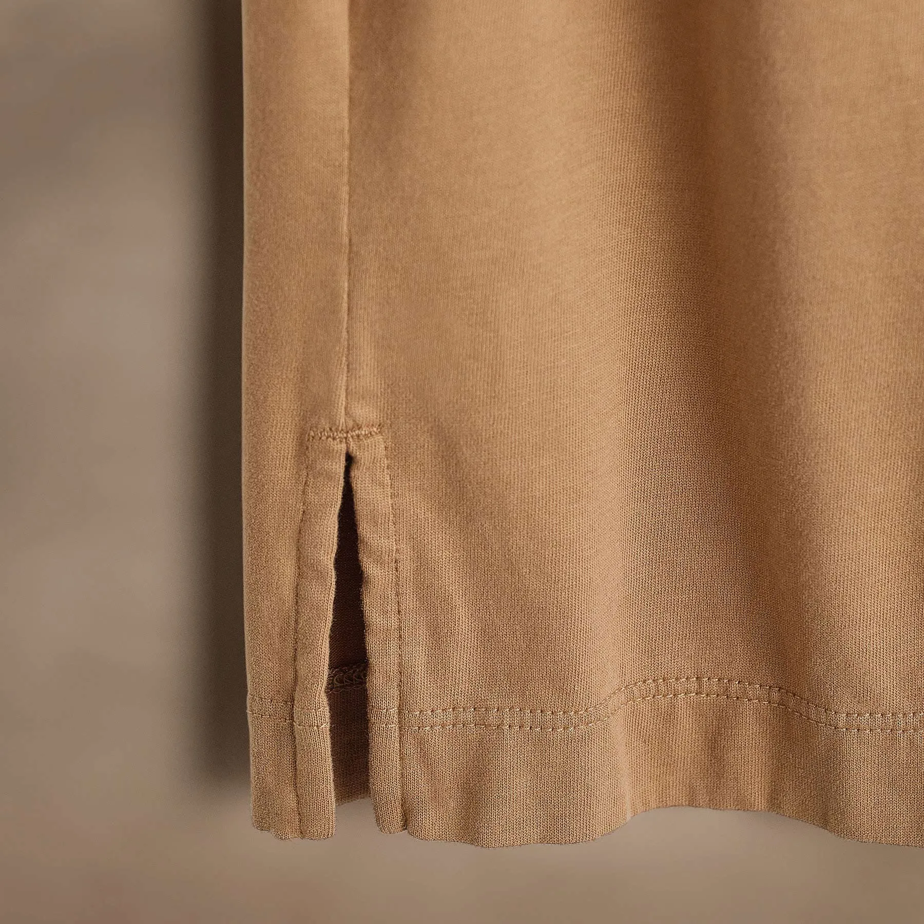 Heavy Luxe Jersey Long Sleeve - Camel sold by James Perse product image thumbnail 3