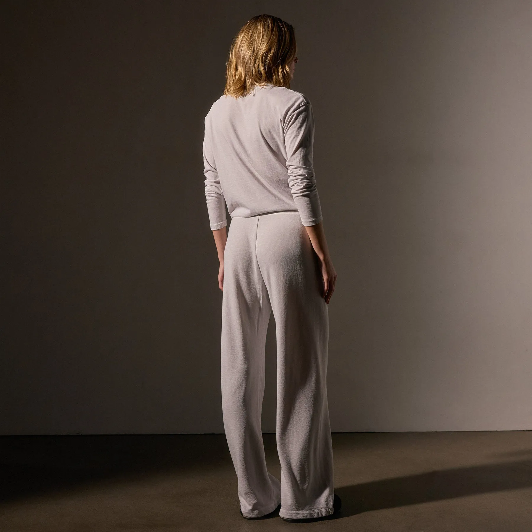 Wide Leg Sweatpant - Light Mist Pigment sold by James Perse product image thumbnail 4