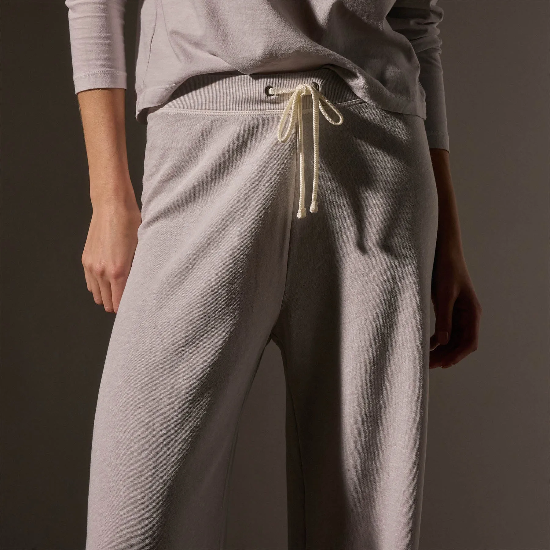 Wide Leg Sweatpant - Light Mist Pigment sold by James Perse product image thumbnail 3