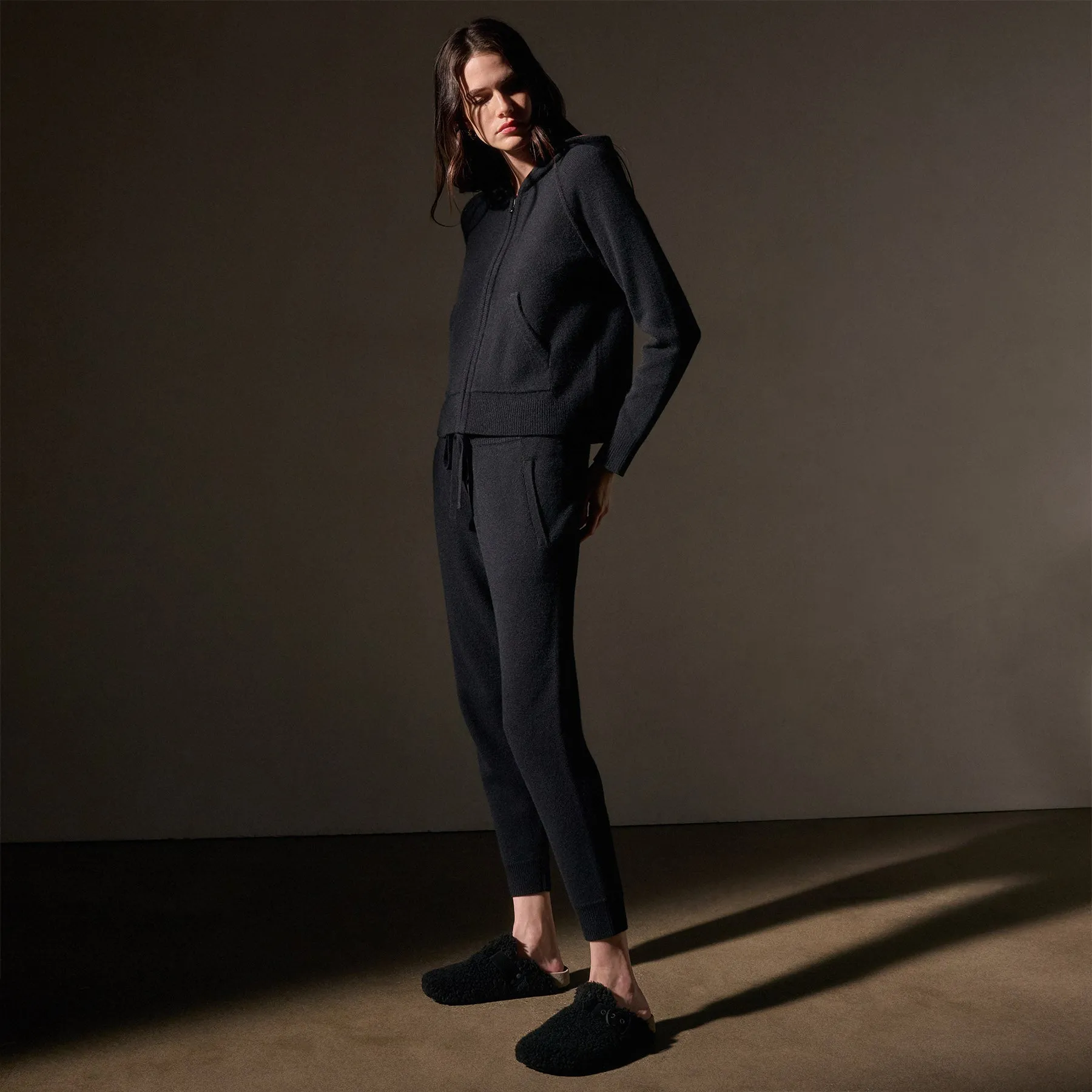 Cashmere Track Pant - Black sold by James Perse product image thumbnail 3